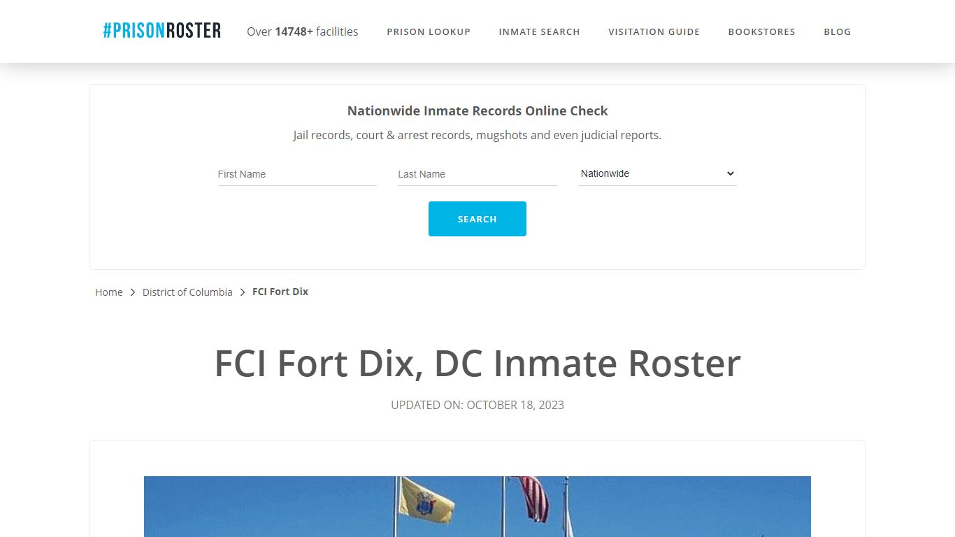 FCI Fort Dix, DC Inmate Roster - Prisonroster